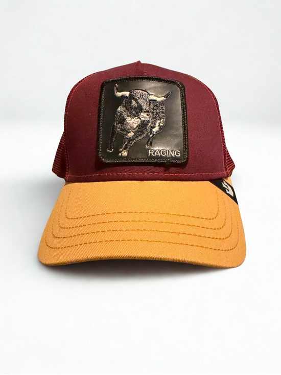 Goorin Bros Other - Goorin Bros Two-Tone Trucker Hat - Burgundy & Mustard